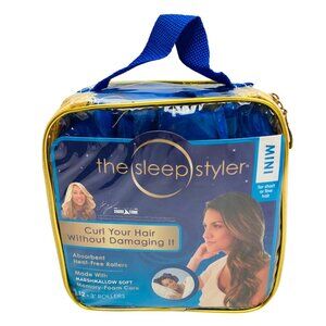 The Sleep Styler Mini Heat-Free Rollers For Short Or Fine Hair 12 - 3" Rollers